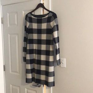 Ann Taylor buffalo check dress
